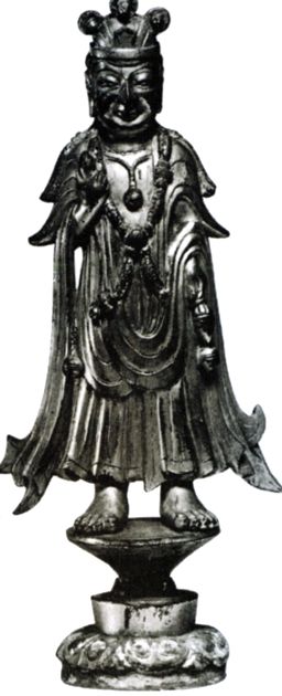 Гуаньинь - буддисткая богиня милосердия. Китайская статуэтка 6 век.