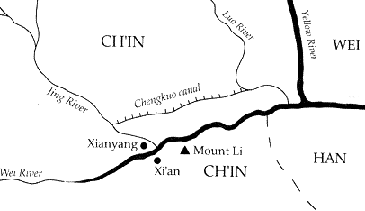 Канал Чэньго. Китай. 3 в до н.э. Карта