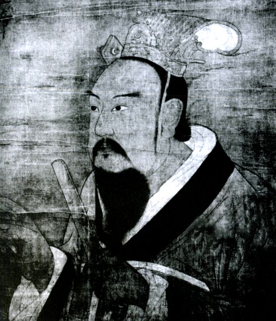 Южнокитайский император У-ди (502-549 г н.э.) Средневековая картина.