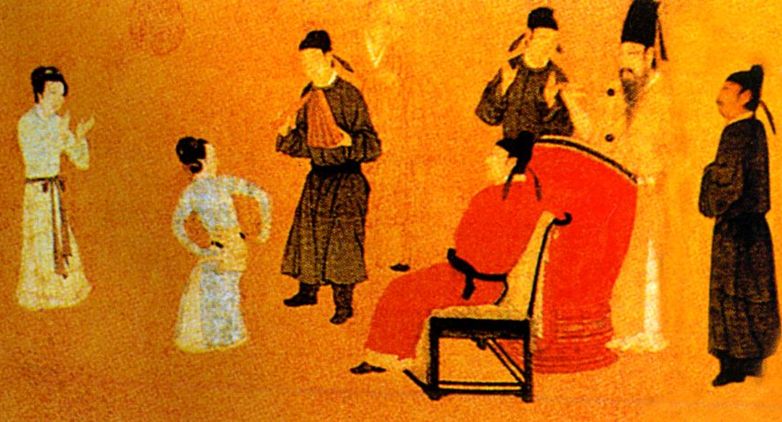 Танцовщицы у императора. Китай. Пекин  (Средние века). Музей Запретного города.