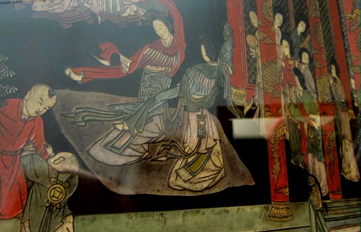 Танец. Китайская ширма 18 века (фрагмент). Эрмитаж. Фото Лимарева В.Н.