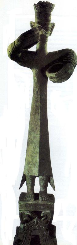  Бронзовыя статуэтка.  Древний Китай (Цивилизация Шан) Сер. 2 тыс. до н.э.  