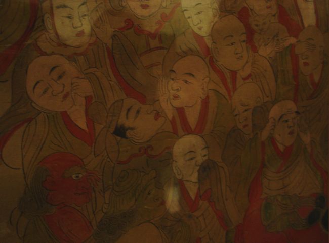 Буддисты  (Нирвана Будды. Япония 19 век.  Эрмитаж. Фото Лимарева В.Н.)