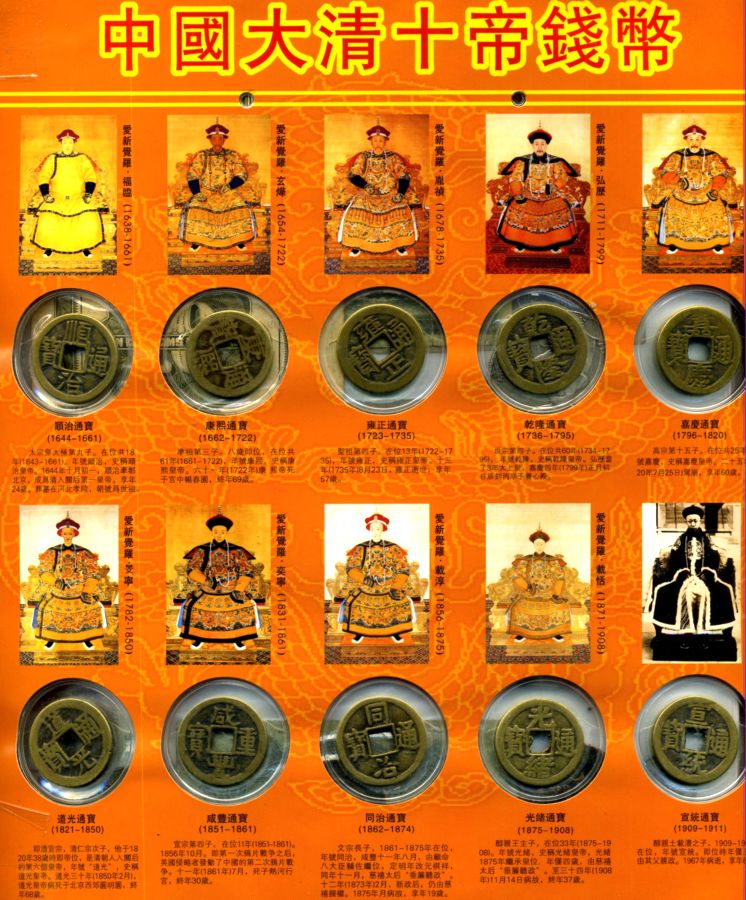 Монеты императоров китайской династии Тан. Из коллекции Лимарева В.Н.